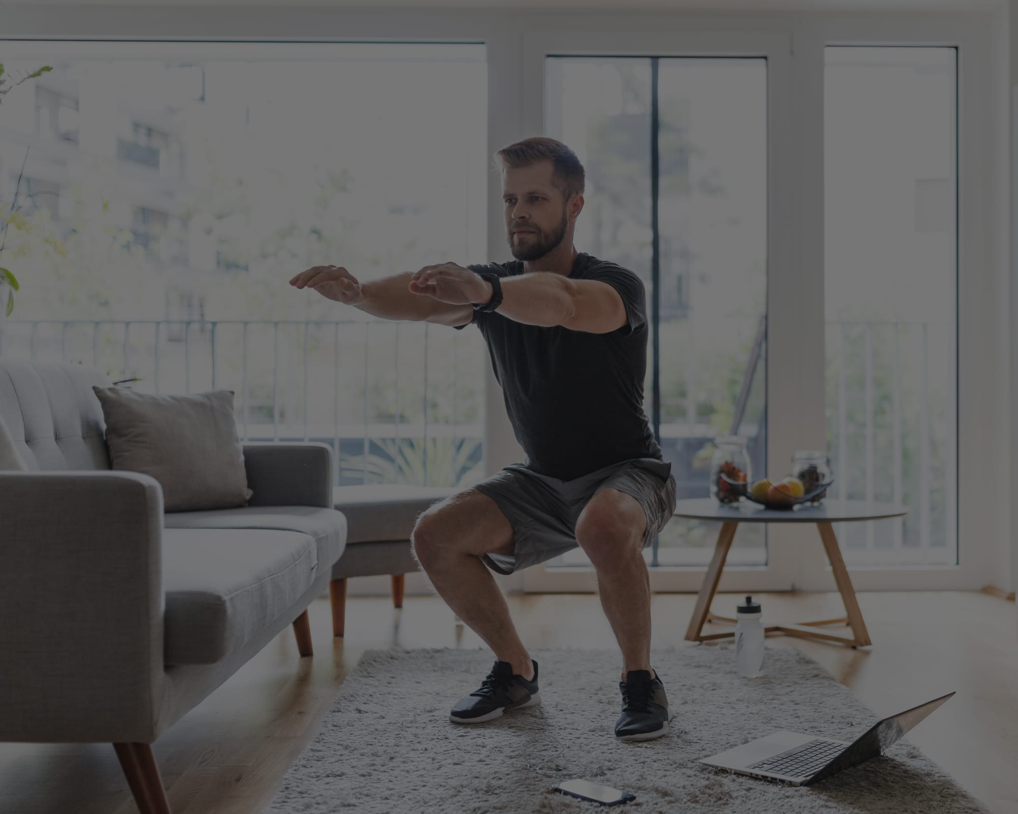 People doing yoga in a yoga studio